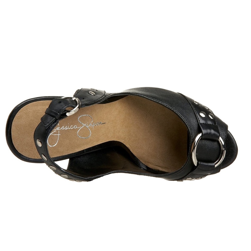 JESSICA SIMPSON BLACK LANDRA HEELS - Picture 8 of 8
